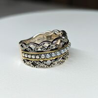画像1573：あこや真珠4.5ミリ18金ピンクゴールドピアス