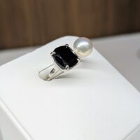 画像1606：あこや真珠4.5ミリ18金ピンクゴールドピアス
